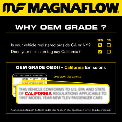 MagnaFlow Direct Fit Catalytic Converter 06-08 Subaru Forester 2.5L