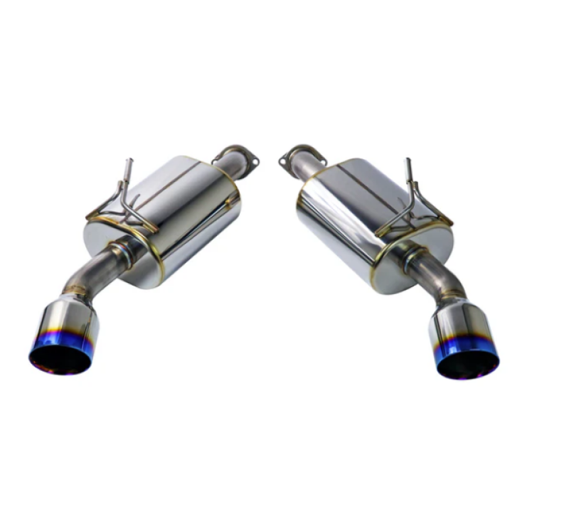 REMARK 14+ Infiniti Q50 Axleback Exhaust w/Mufflers - Burnt Double Wall Tip