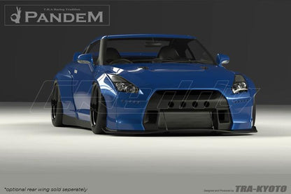GReddy 09+ Nissan GT-R R35 Pandem Rear Side Diffuser Dry Carbon (Special Order)
