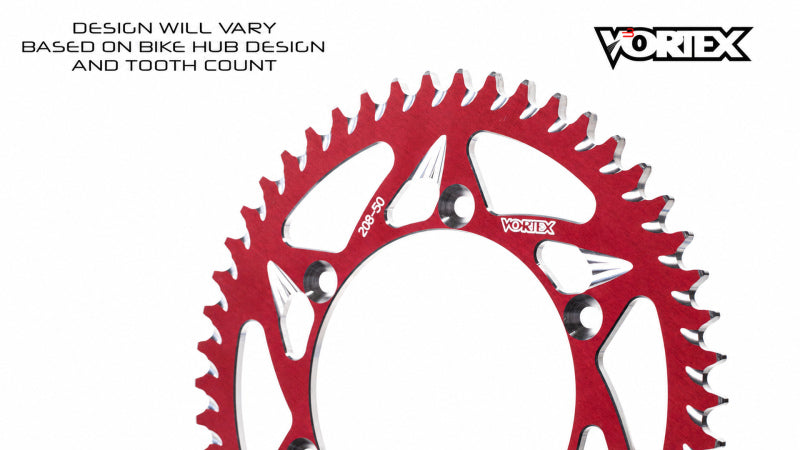 Vortex Racing 36 Tooth 520 Rear Sprocket - Red