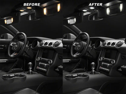 Raxiom 15-23 Ford Mustang Axial Series Stage 1 Interior LED Lighting Kit- Cool White