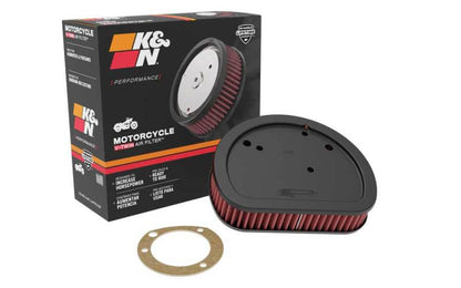 K&N Replacement Air Filter 7.125in L x 5.688in W x 1.625in H for Harley-Davidson