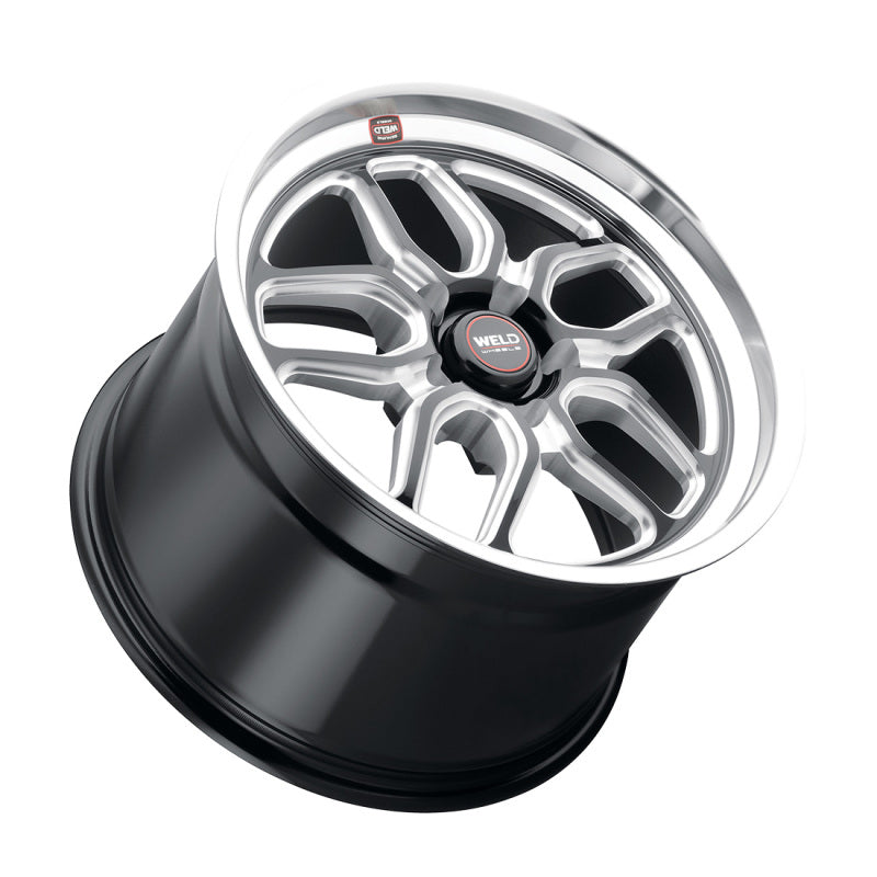 Weld S152 18X12 Laguna Drag 5X120 ET52 BS8.50 Gloss Black MIL Dia 78.1