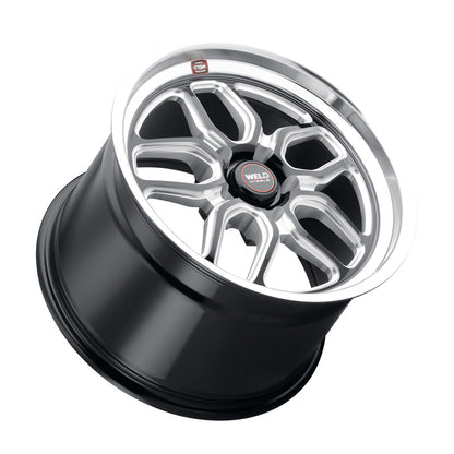 Weld S152 18X12 Laguna Drag 5X120 ET52 BS8.50 Gloss Black MIL Dia 78.1