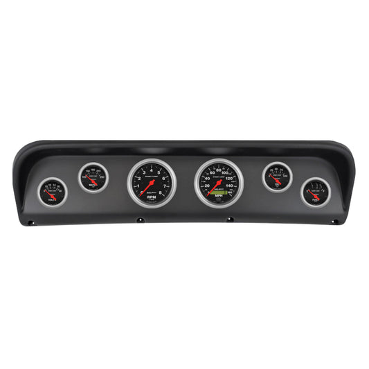 Autometer Sport-Comp Direct Fit Dash Kit 67-72 Ford F100 (2 x 3-3/8in. / 4 x 2-1/16in.)