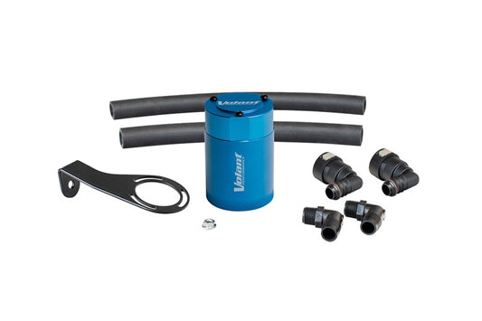 Volant 21-25 Ford Bronco 2.7L Turbo Auto 3oz Aluminum Oil Catch Can w/Mounting Bracket - Blue