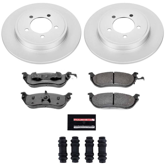Power Stop 02-05 Ford Explorer Rear Z36 Coated Truck & Tow Brake Kit