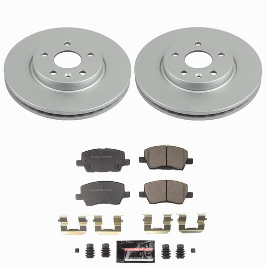 Power Stop 18-20 Chevrolet Sonic Front Z23 Coated Brake Kit