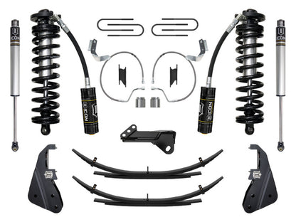 ICON 23 Ford F250/F350 4-5.5in Stage 1 Coilover Conversion Sys w/ Expansion Packs
