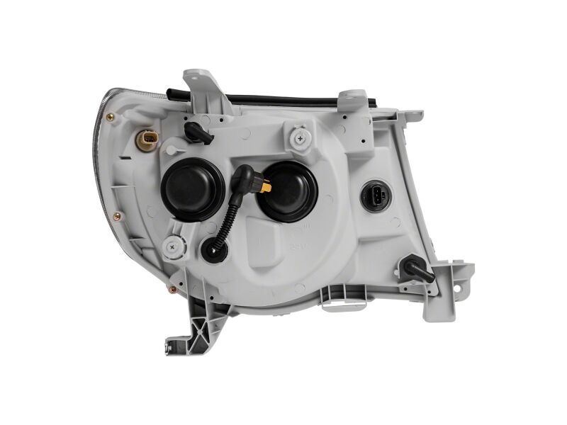 Raxiom 05-09 Toyota Tacoma Super White LED Halo Projector Headlights- Chrome Housing- Clear Lens