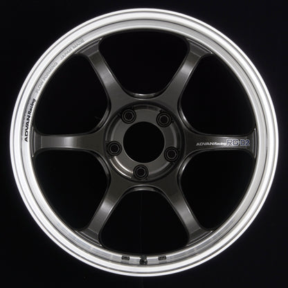 Advan RG-D2 18x8.5 +45 5x114.3 Machining and Black Gunmetallic Wheel