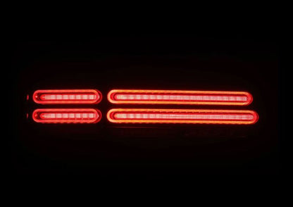 AlphaRex 23-25 Nissan Z Nova-Series Quad-Loop Style Prismatic LED Tail Lights - Alpha Black