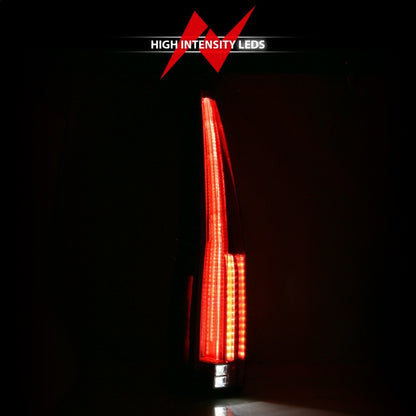 ANZO 2007-2014 Chevrolet Tahoe Led Taillights Red/Clear