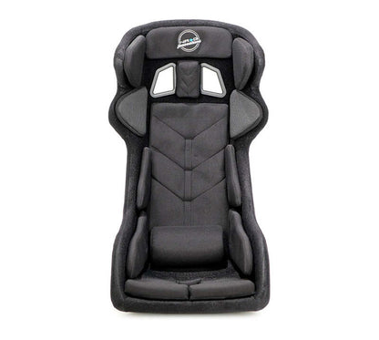 NRG FIA Competition Seat w/ Head Containment & Comp Fabric FIA Velcro Paddings - Thin Cushion (Blk)