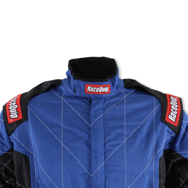 RaceQuip Blue Chevron-5 Suit SFI-5 - Medium