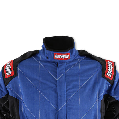 RaceQuip Blue Chevron-5 Suit SFI-5 - Medium