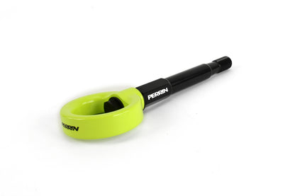 PERRIN 14-19 Subaru Forester Tow Hook Kit (Rear) - Neon Yellow