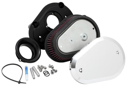 K&N Intake System for Harley-Davidson - Color (Red) - Style (Triangle) - Size (6-8)
