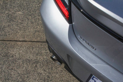 PERRIN 22-26 Subaru BRZ / Toyota GR86 Axle Back Exhaust SS (Single Side Exit w/Helmholtz Chamber)