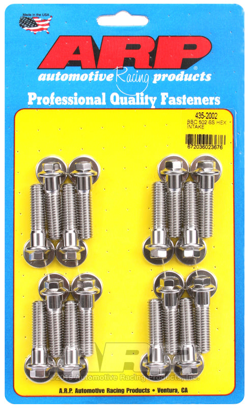 ARP BB Chevy 502 SS Hex Intake Manifold Bolt Kit