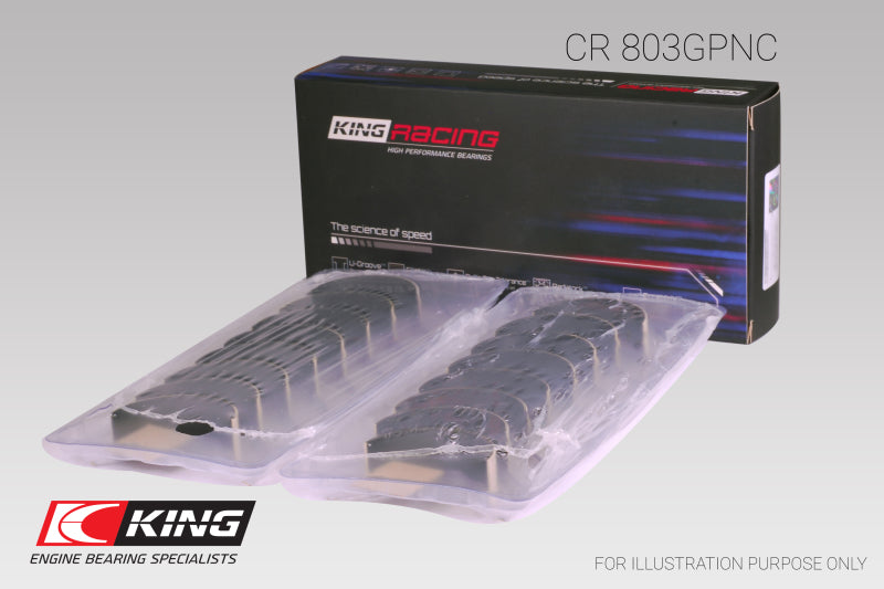 King Engine Bearings Chevrolet SBC 265CI/283CI/327CI (Size Standard) Connecting Rod Bearing Set