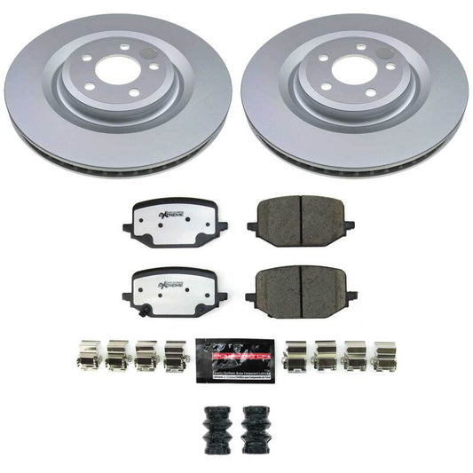 Power Stop 20-25 Ford Explorer Rear Z36 Coated Truck & Tow Brake Kit