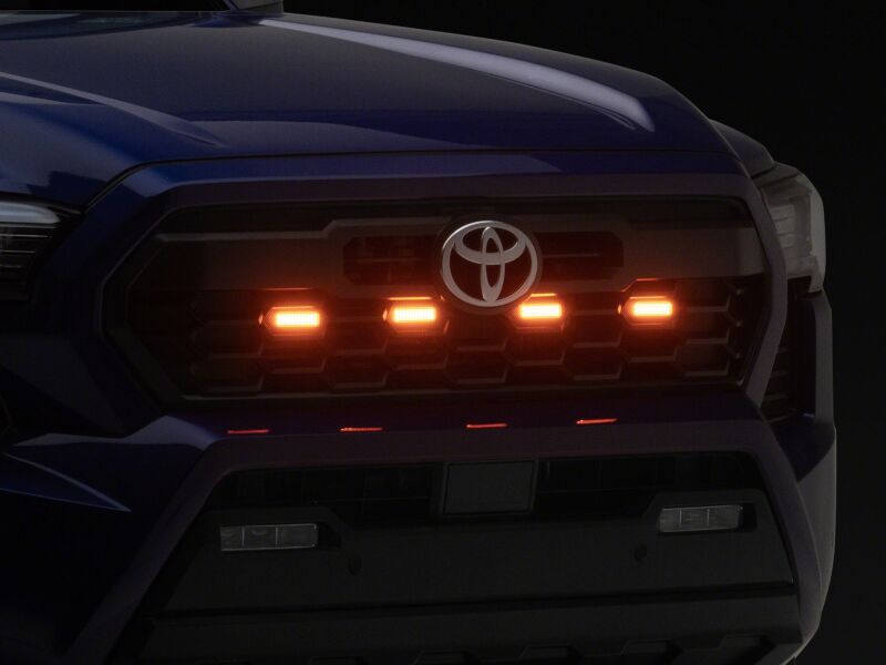 Raxiom 24-26 Toyota Tacoma Pre Runner/ TRD Off-Road/ TRD Sport Amber LED Grille Light- Amber Lens