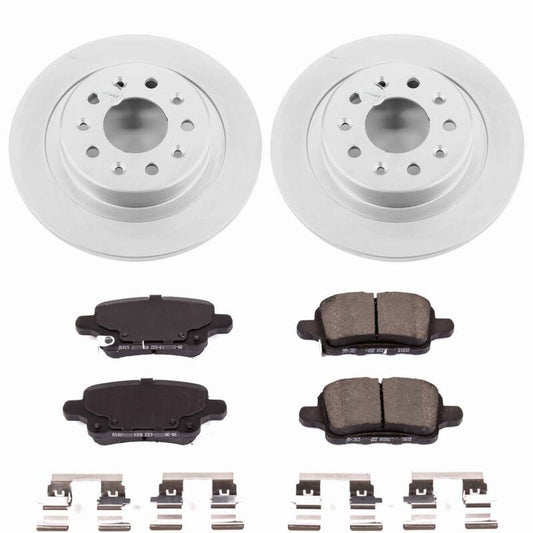 Power Stop 2019 Buick LaCrosse Rear Z23 Coated Brake Kit