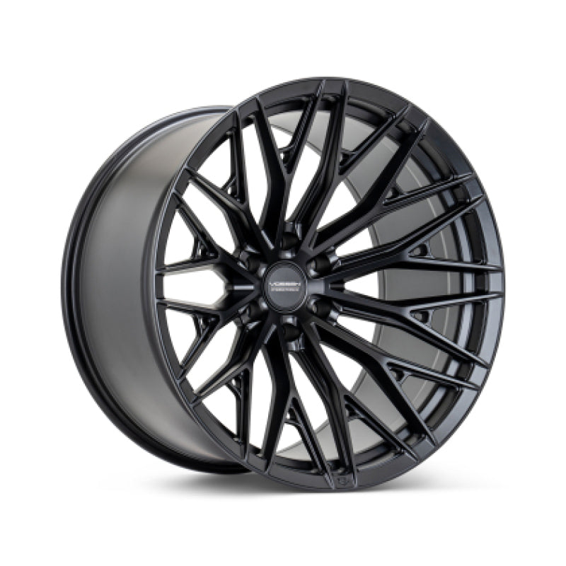 Vossen HFX-6 - 22x12 - 8x165.1 - ET-44 - Ultra Deep Face - 125.1 - Satin Black Wheel