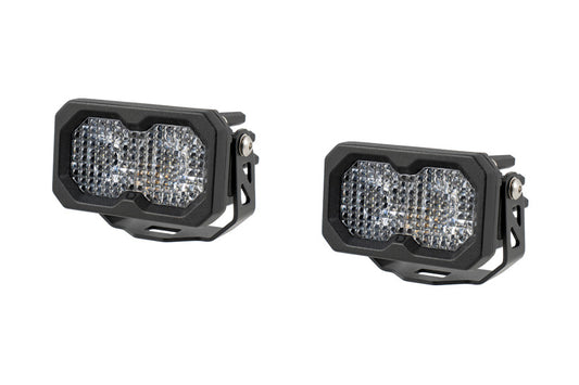 Diode Dynamics C2 2.0 Sport White Flood Standard ABL (Pair)