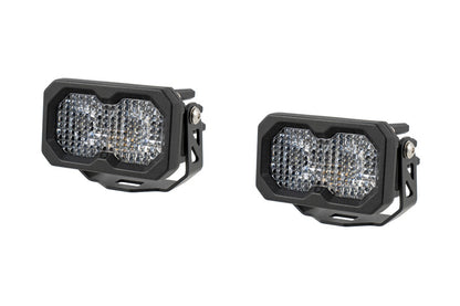 Diode Dynamics C2 2.0 Max White Flood Standard ABL (pair)