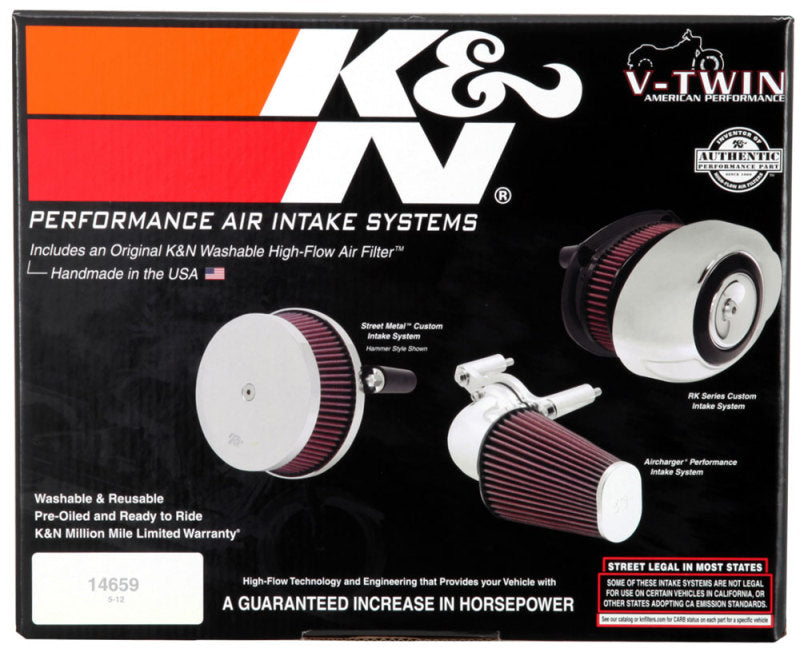 K&N Red Intake System for Harley-Davidson