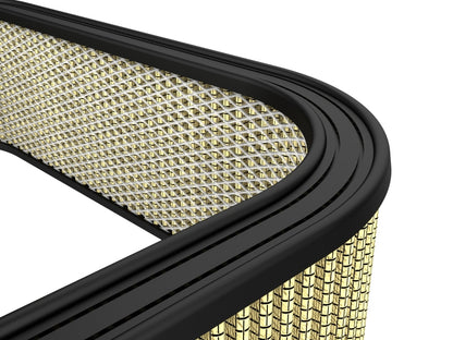 aFe Magnum FLOW Custom Air Filter 20.6 IN L x 20.6 IN W x 5.22 IN H w/ Expanded Metal