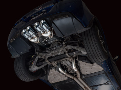 AWE Tuning C6 Chevrolet Corvette Z06/ZR1 Touring Edition Axle-Back Exhaust w/ Chrome Silver Tips