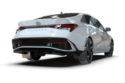 Rally Armor 24-26 Hyundai Elantra N/N Line Black Mud Flap w/Red Logo