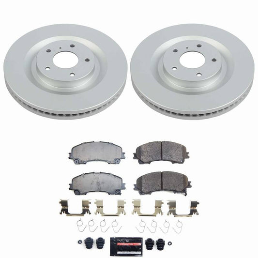 Power Stop 19-25 Infiniti QX50 Front Z23 Coated Brake Kit