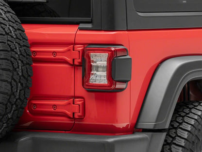 Raxiom 18-26 Jeep Wrangler JL LED Tail Lights- Clear Housing- Clear Lens