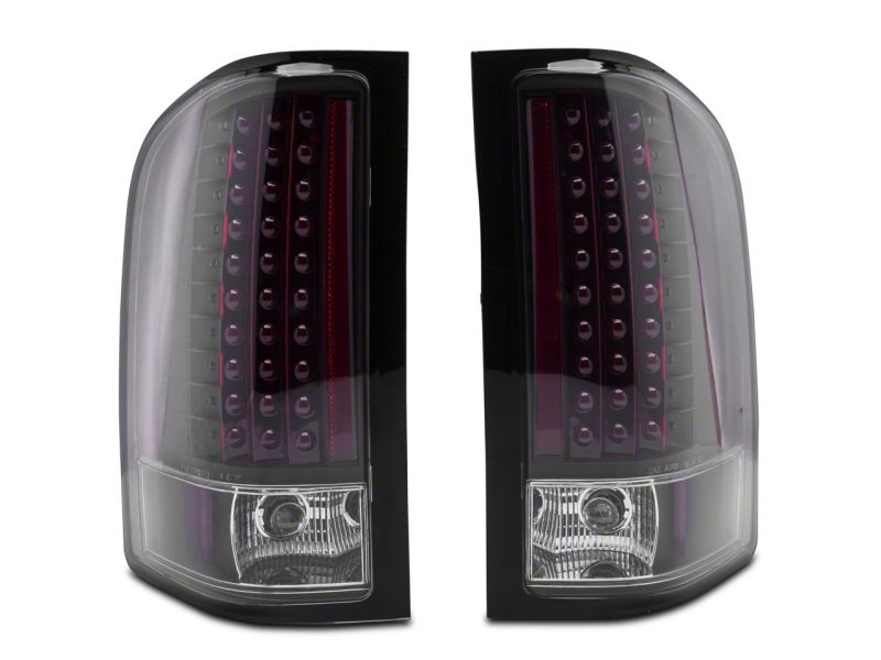 Raxiom 07-13 Chevrolet Silverado 1500 LED Tail Lights- Black Housing (Clear Lens)