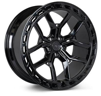 Vossen X Urban Forged UVX - 22x10.5 - ET32 - 5x120 - 72.6 - GB - Gloss Black - Defender Front