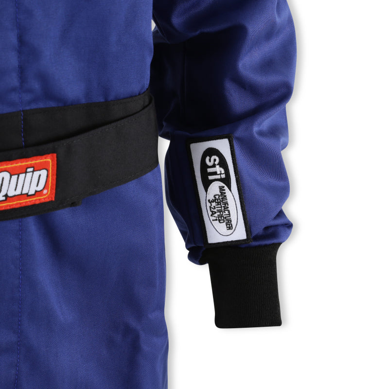 RaceQuip Blue SFI-5 Suit - Large