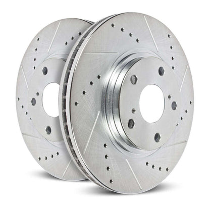 Power Stop 20-26 Chrysler Pacifica Rear Drilled & Slotted Rotor - Pair