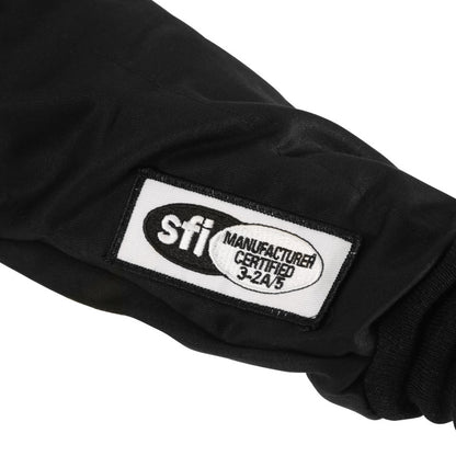 RaceQuip Black SFI-5 Jacket - Medium Tall