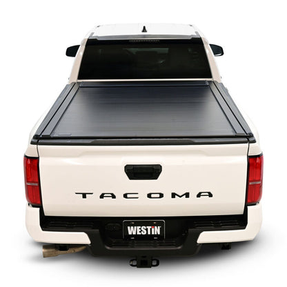 Westin Manual Retractable Tonneau Cover 24-26 Toyota Tacoma 6ft Bed Black
