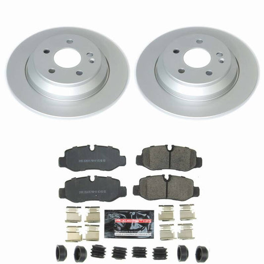 Power Stop 16-23 Mercedes-Benz Metris Rear Z23 Coated Brake Kit