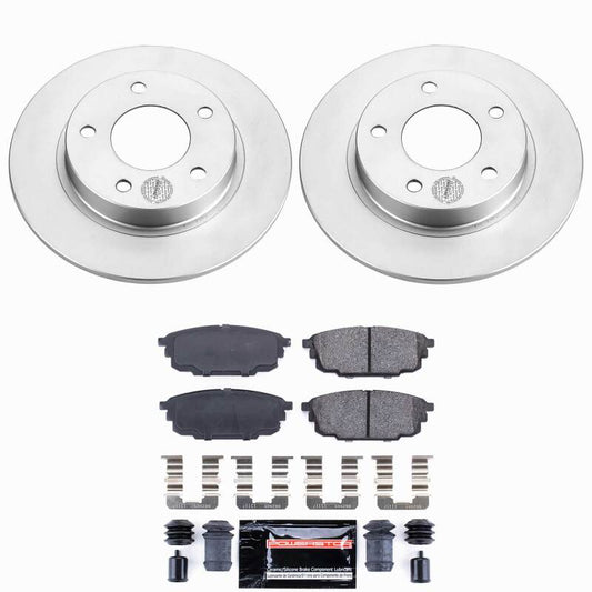 Power Stop 01-03 Mazda Protege Rear Z23 Coated Brake Kit