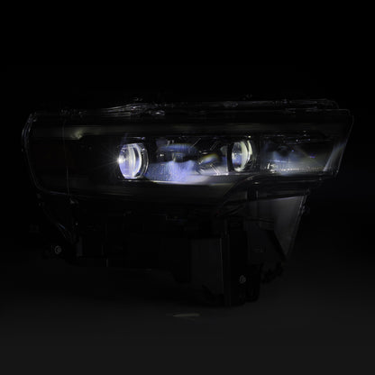 AlphaRex 25-26 Dodge Ram 1500 Luxx LED Proj Headlights -Alpha Black w/Activ Lit/Seq Signal/Switchbk