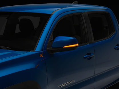 Raxiom 16-23 Toyota Tacoma Axial Series Amber LED Mirror Lights- Clear