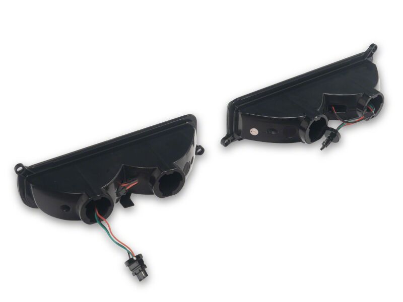 Raxiom 97-01 Jeep Cherokee XJ LED Front Corner Lights- Black Housing- Smoked Lens