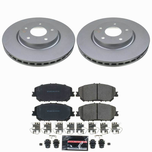 Power Stop 21-24 Nissan Rogue Front Z23 Coated Brake Kit