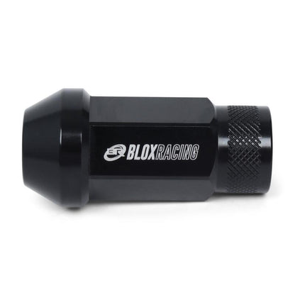 BLOX Racing Street Series Forged Lug Nuts - Black 12 x 1.25mm - Set of 16
